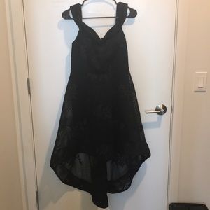 Never worn black River Island formal dress